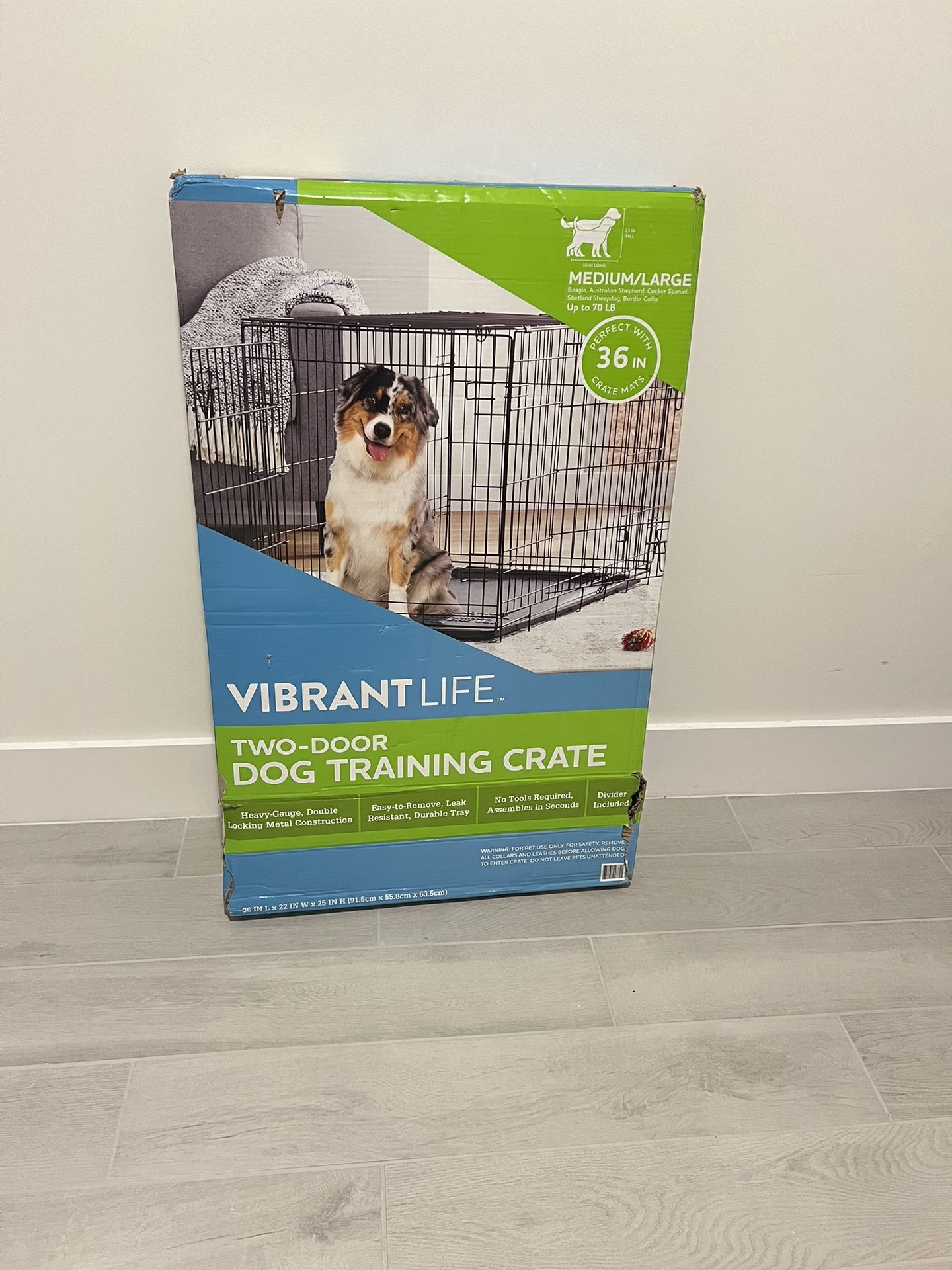 36in Vibrant Life Dog cage 