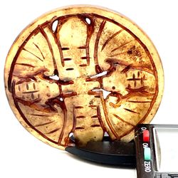 55mm Serpentine Jade Medallion 