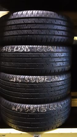 EXCELLENT SET OF 215 55 18 CONTINENTAL