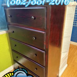 Two Knob Cherry Jumbo Dresser Cajonera Comoda Nueva 