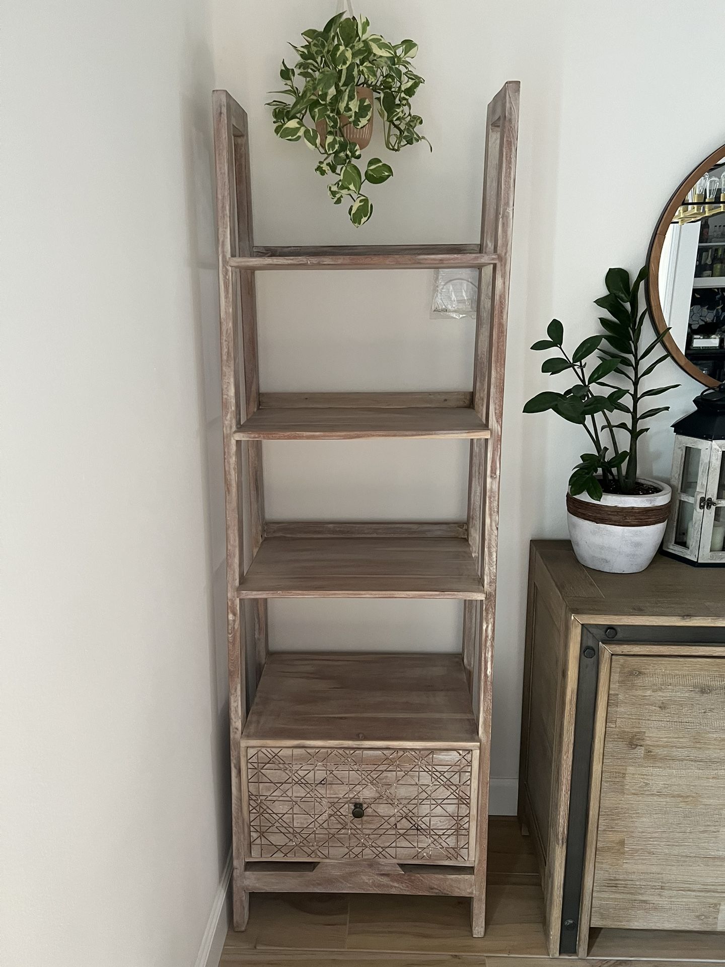 Ladder Shelf - Solid Wood