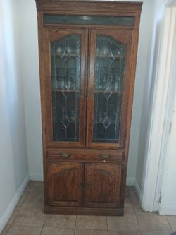 China Hutch with over 100 Crystal Cup's.