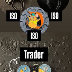 Disney Pins Hidden Mickey Trader & ISO