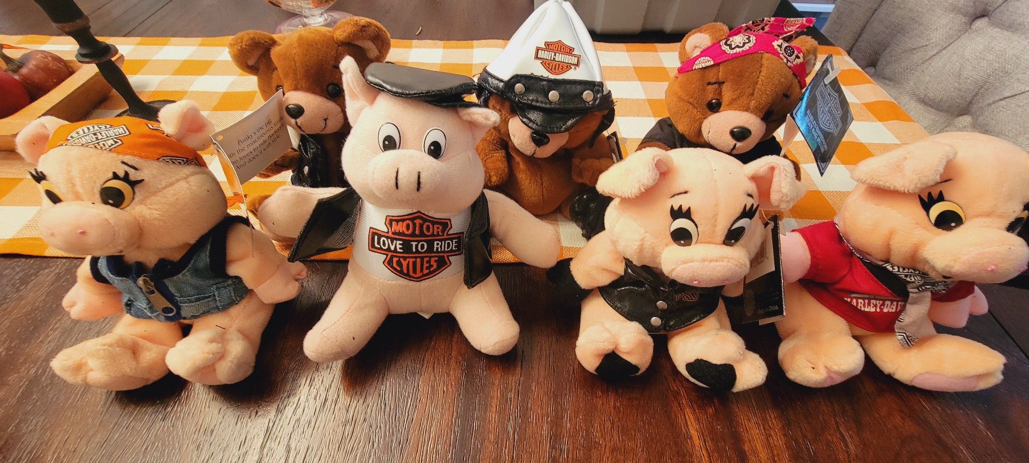 Harley Davidson Bean Bag Plushies