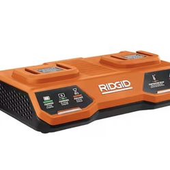 RIDGID 18V Dual Port Simultaneous Charger