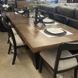 Large dining set
