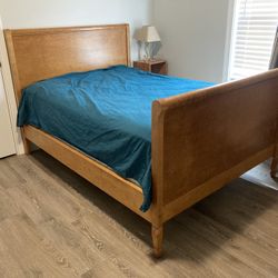 Antique Curly Maple Bedroom Set