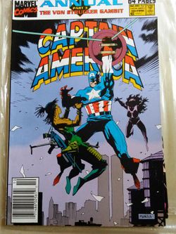 Marvel Comics annual part 3 the Von strucker Gambit Captain America comic