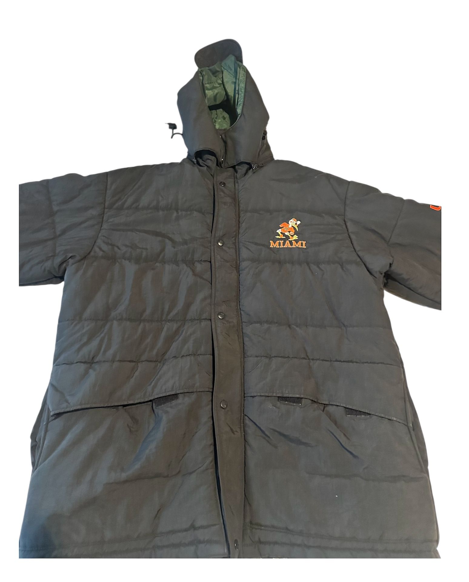 Vintage University of Miami Hurricanes Pro Player Jacket — XL