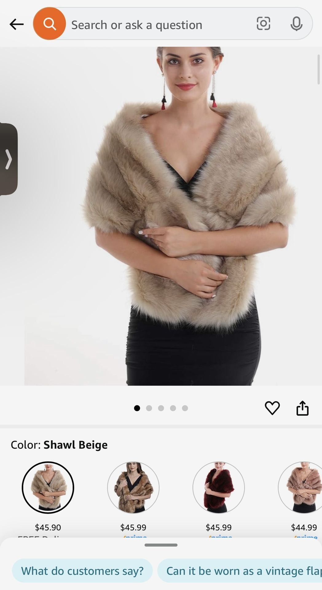 Fur Shawl