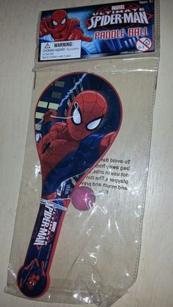 Spider-Man paddle ball