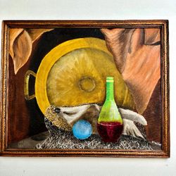 vintage still life original signed 