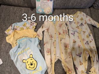 Winnie the Pooh clothing and extras lot