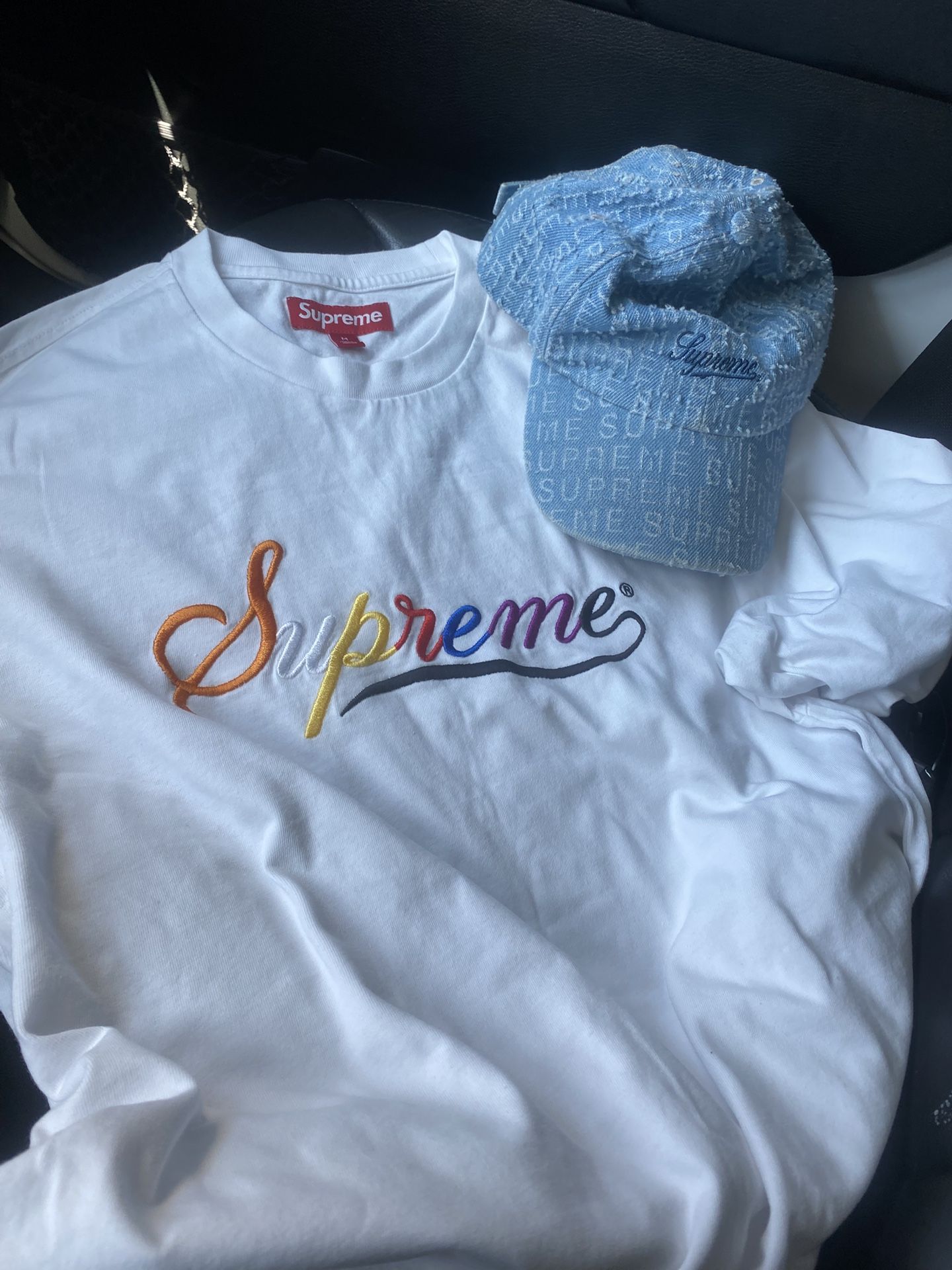 Supreme T Shirt And Hat