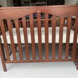 Baby Crib And Mattress