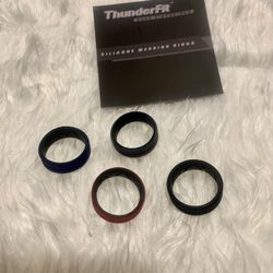 Mens Silicone Wedding Band Size 10