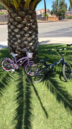 Boy and girl bike