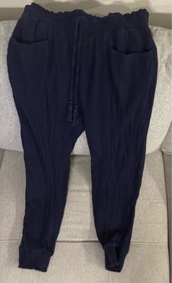 Adult Boho Navy Blue Pants Size XL Just $5