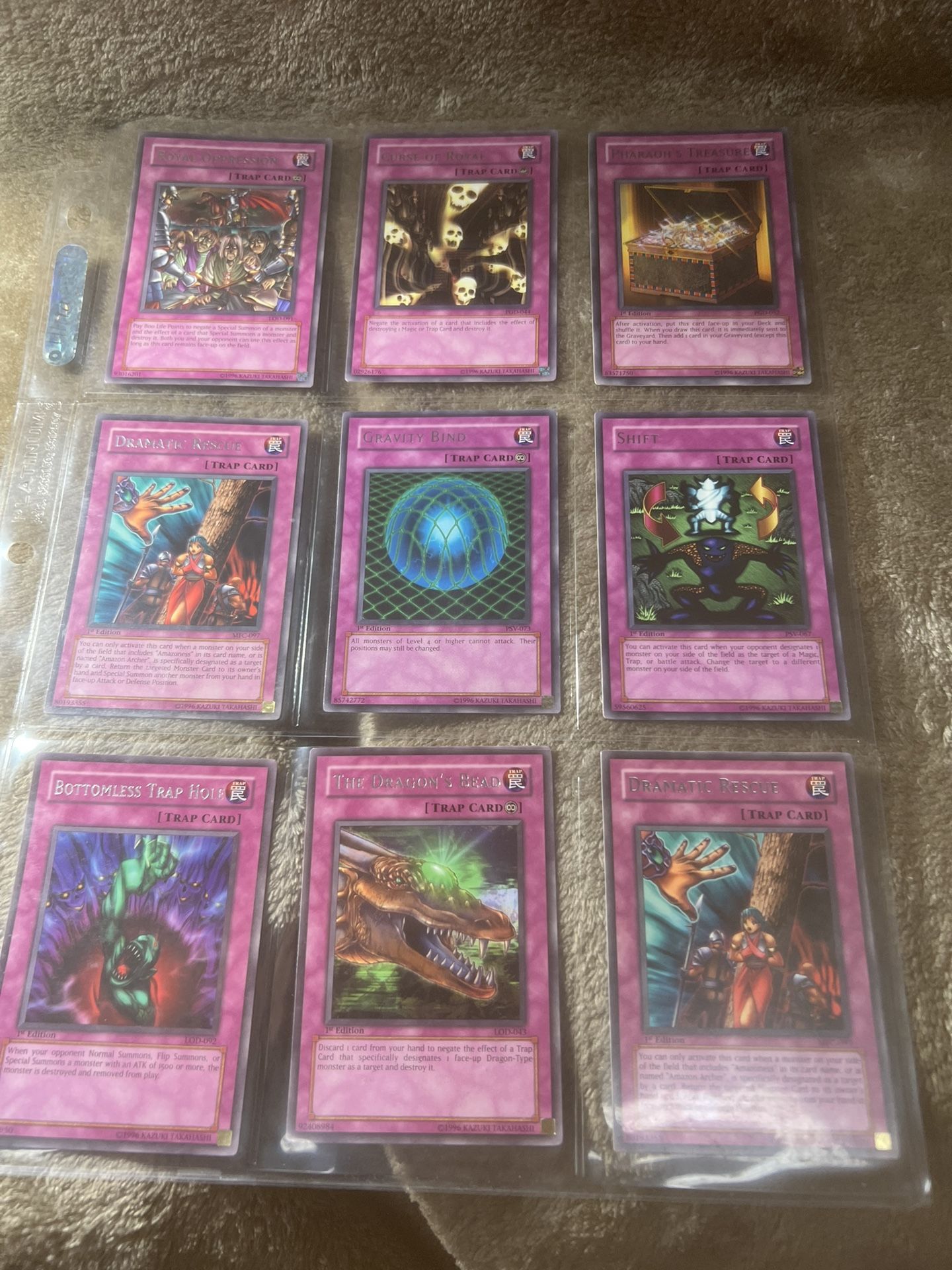 Yugioh Select Lots Variety Of Old Cards 1st Editions Mint Condition And  Never Played With Toys