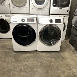 SAMSUNG XL CAPACITY WASHER DRYER ELECTRIC SET 