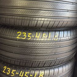 235/45/18 (2) Michelin Installed 