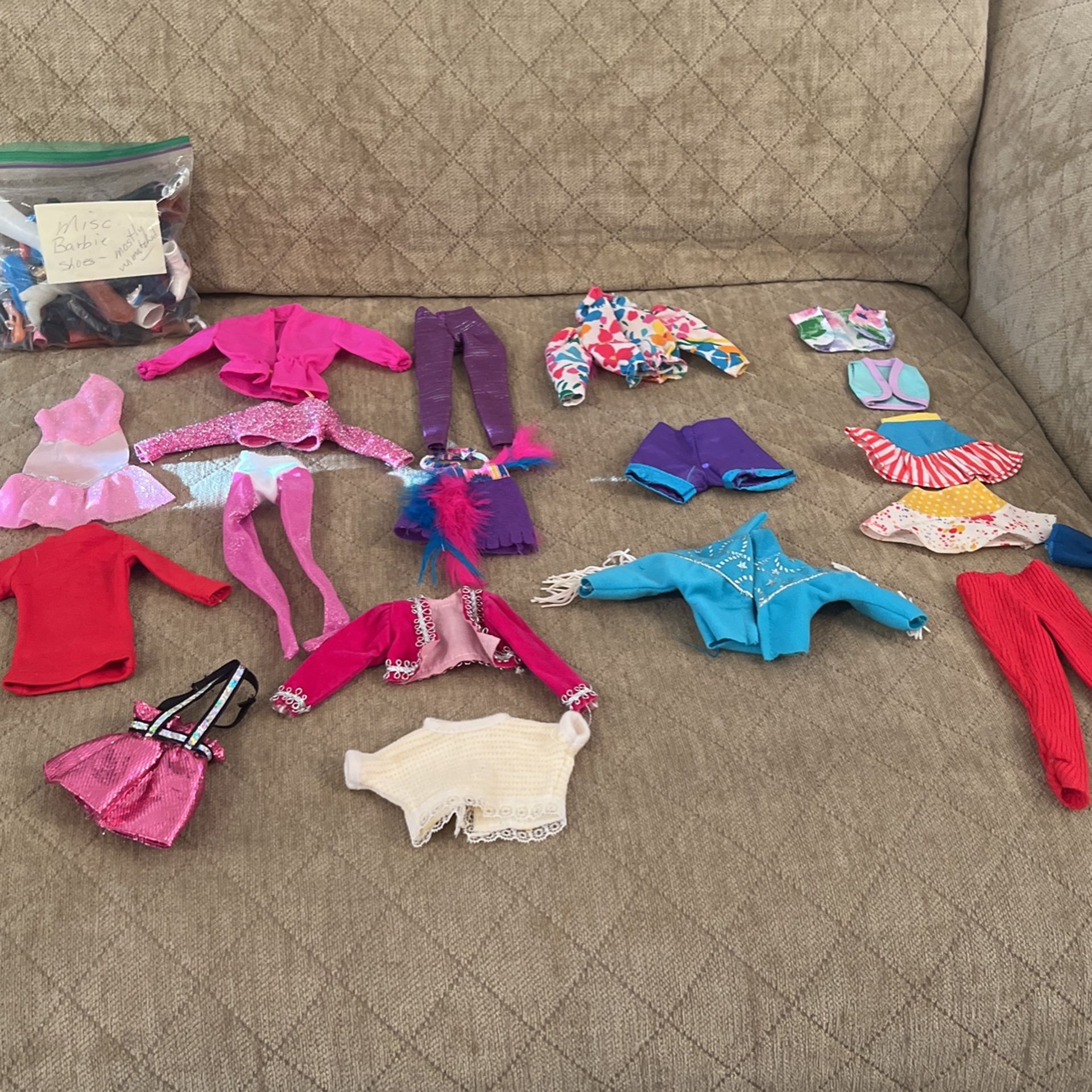 Misc Barbie Clothes And Shoes