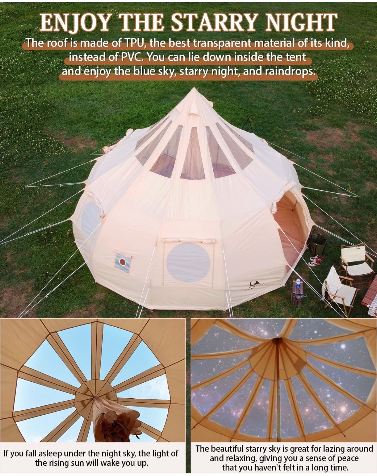 Stargazer Luna Bell Tent 18 Foot