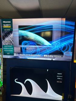 Hisense 85in TV U7K in 4K quality!