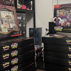 Paldean Fates Great Tusk ex & Iron Treads ex Premium Collection