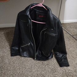 Guess Motorcycle heavy leather jacket
