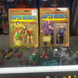 1989 DC Comics Superheroes Robin And Lex Luther