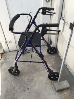 Invacare Rollator Walker w/Seat and Handbrakes...(Foldable)..