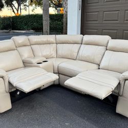 Sectional Sofa/Couch - Leather - Delivery Available 🚛
