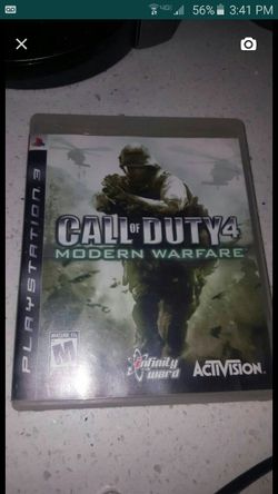 Call of duty 4 Modern warfare ps3