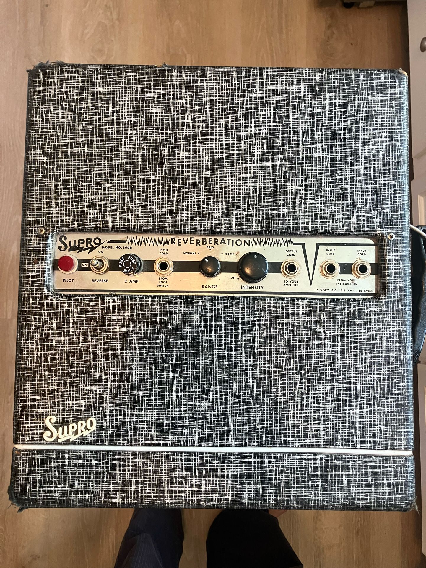 1964 Supro 500R Reverbation Tank