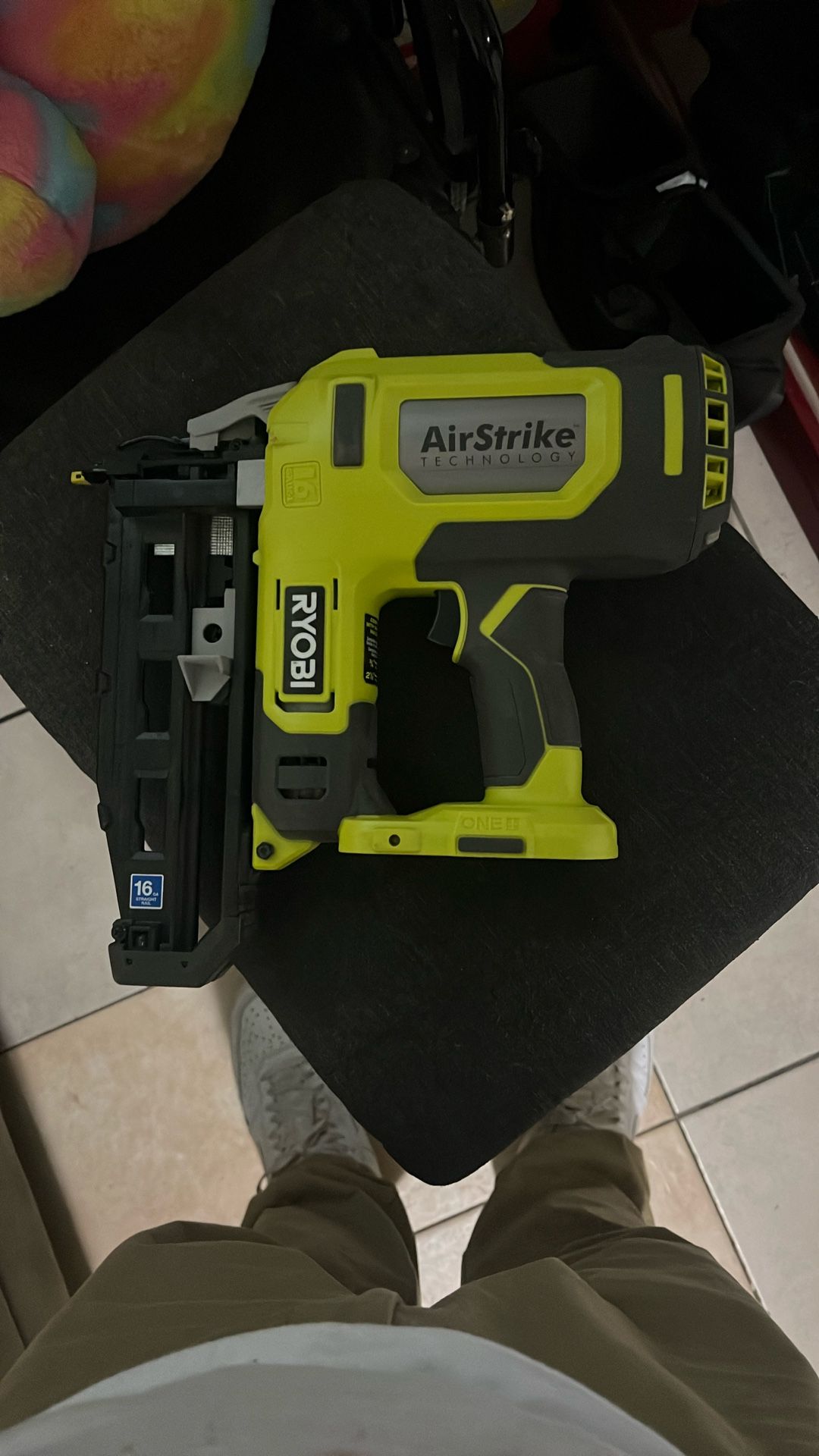 Ryobi Air strike Nail Gun Tool Only 60$