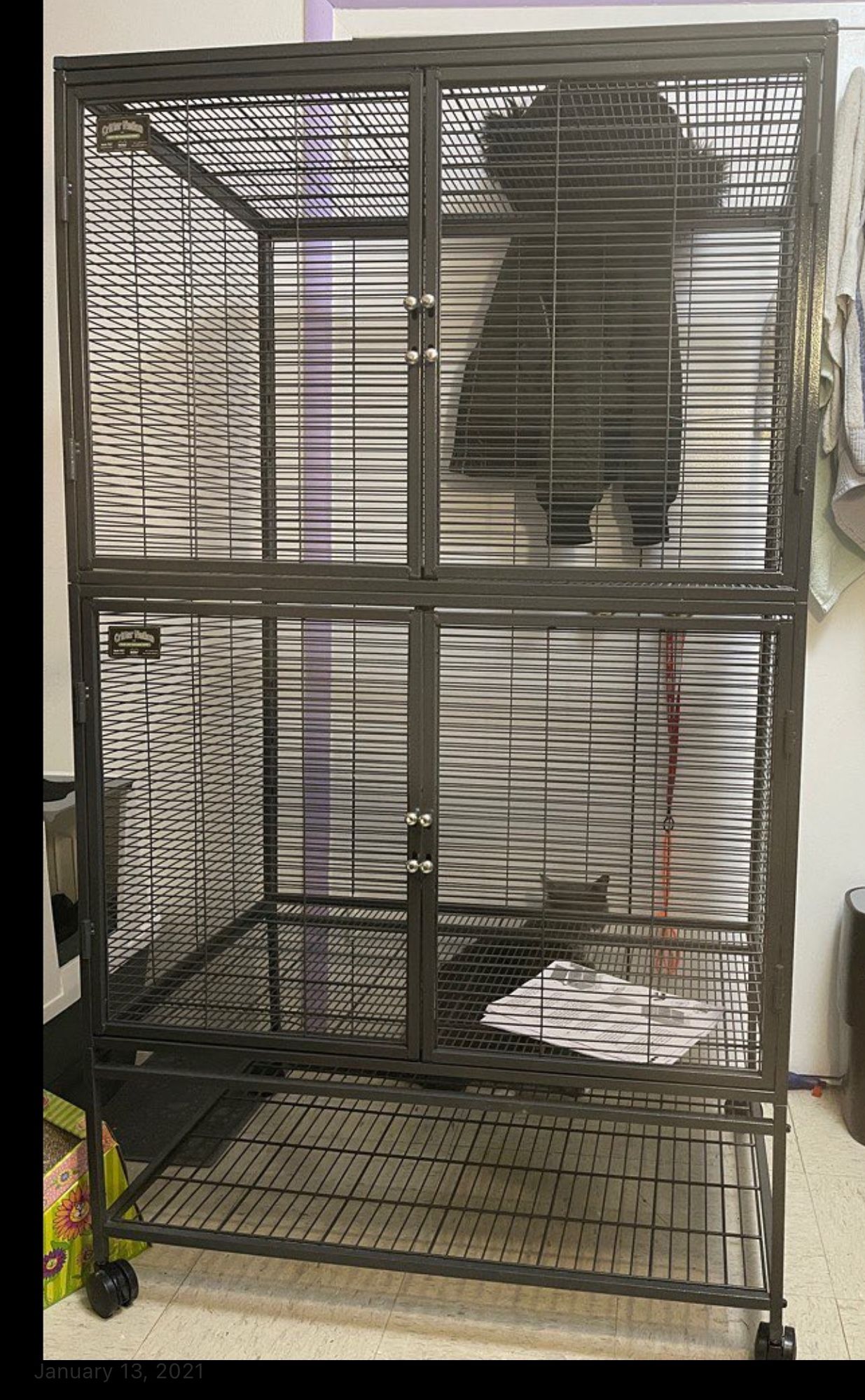 Large duplex Midwest Critter nation cage