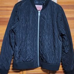 Levis Diamond Quilt Bomber Jacket Womens XL