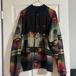 90s brooks and dunn button up jacket