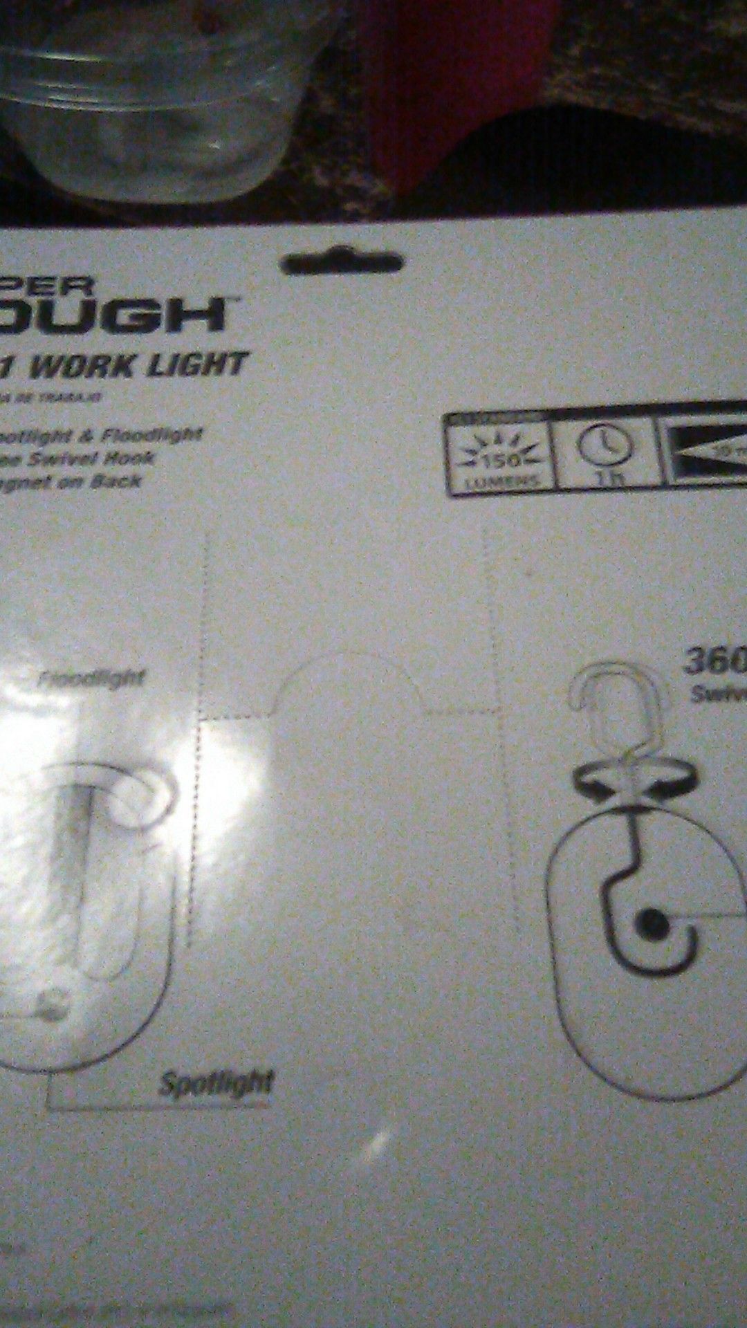 2in1 worklifhts comes with batteries