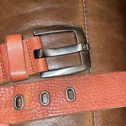 Men Heavy Duty Genuine Leather Belt Size 40 