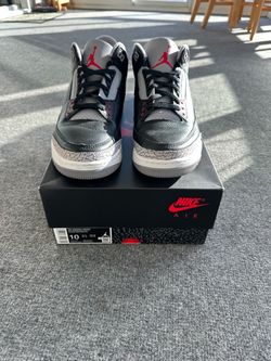 Jordan 3 Black Cement 2024 - Like New