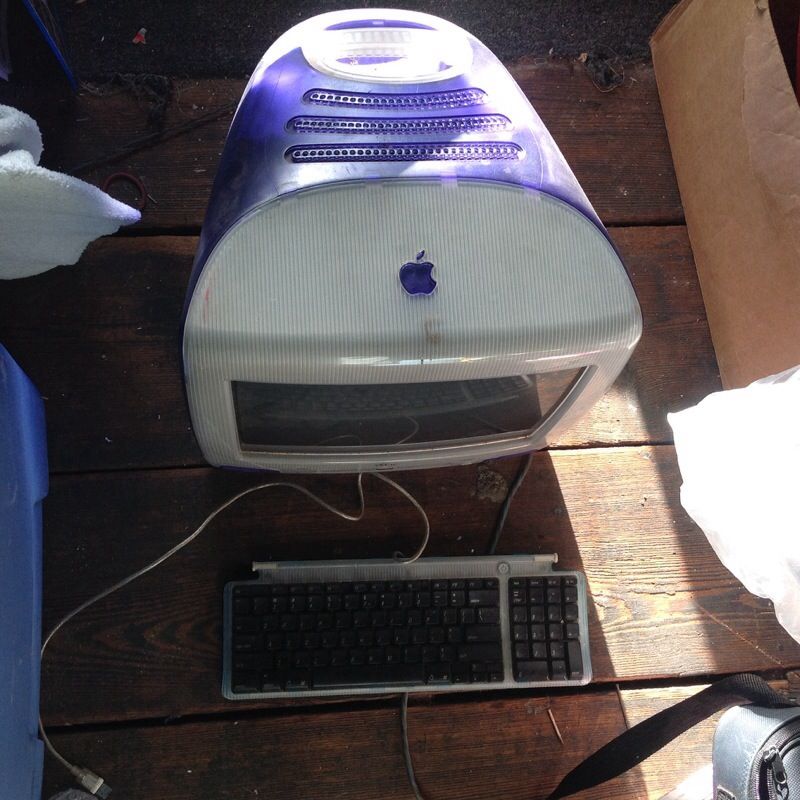 Vintage imac computer