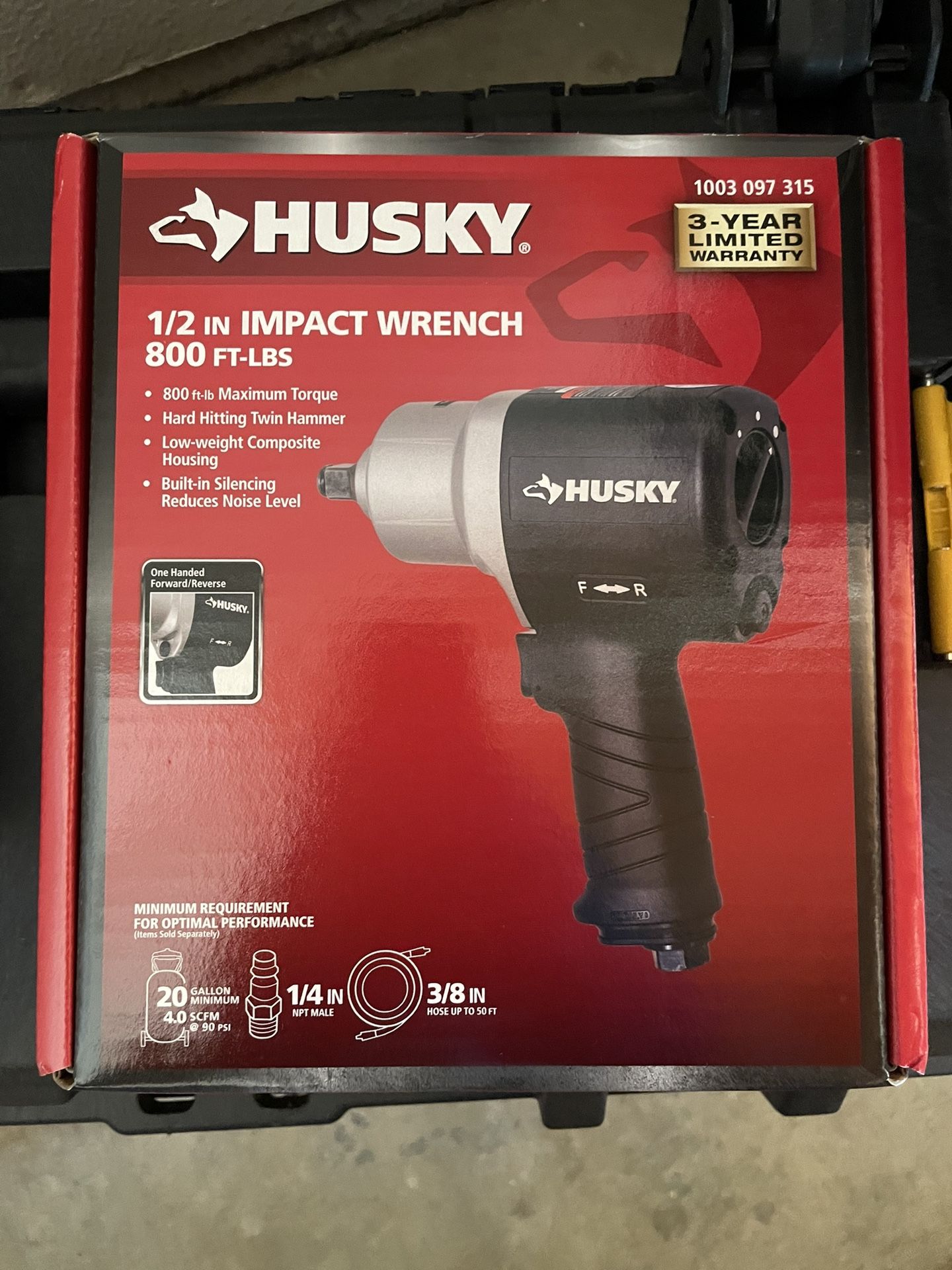 Husky 1/2 Inch Impact Wrench