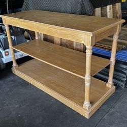 Solid Wood Console Table / TV Stand – 60” – Priced Low