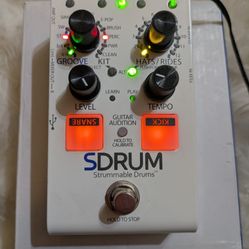 Digitech S-drum drum machine guitar pedal