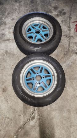 1(contact info removed) Datsun/Nissan 280ZX 6-spoke 4-lug alloy wheels.