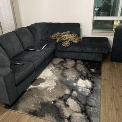 Ashley Sectional Couch – Dark Gray L-Shape w/ Chaise (Great Condition)