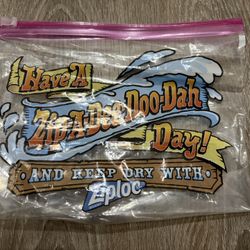 Disney World Parks Splash Mountain Collectible Ziploc Bag