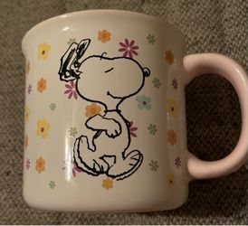 Snoopy Colorful Daisies 21 oz mug